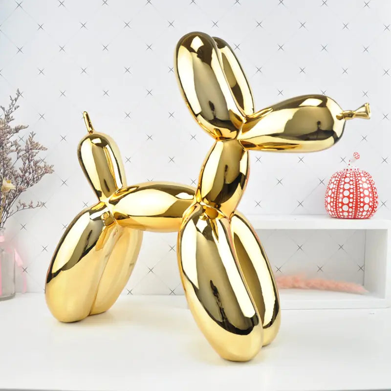 Resin Balloon Dog Statue Figurines