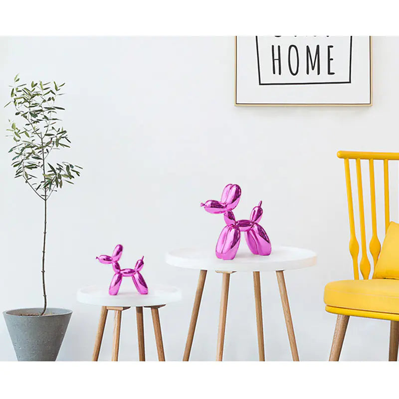 Resin Balloon Dog Statue Figurines