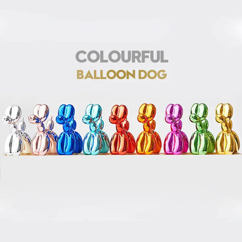 Resin Balloon Dog Statue Figurines