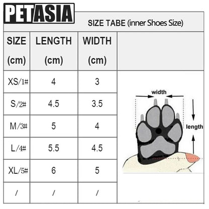 PETASIA Pet Dog Shoes